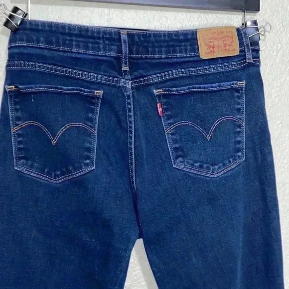 Women’s Dark Wash Levi’s Jeans Style 715 Size 30W 30L - Picture 3 of 8